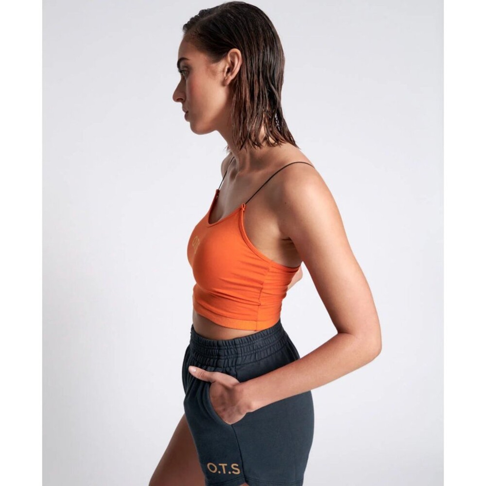 One Teaspoon Ots String Crop Top Orange Medium New With Tags — image 5 of 8